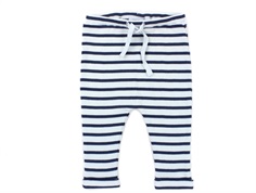 Noa Noa Miniature pants rib stripes art blue